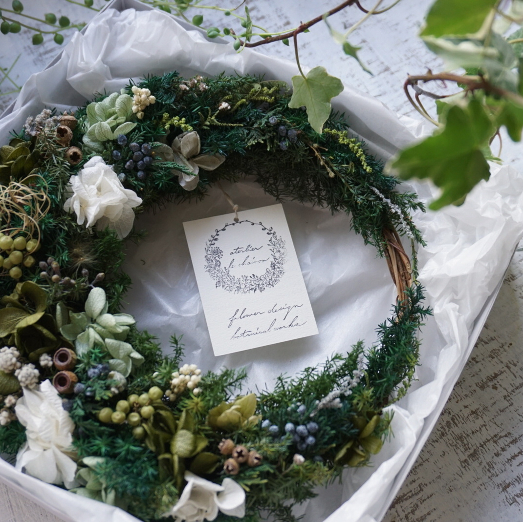 受注制作森の雰囲気リース 受注制作森の雰囲気リース