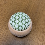 こぎん刺しピンクッション