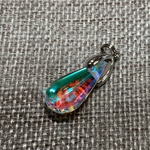 虹のしずく夕虹 シアンオレンジ ペンダントトップ VD-287