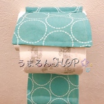 サークル柄トイレットペーパーホルダーカバー