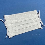 SALE♥ノーズワイヤー入り♡コットンプリーツマスク silver gray