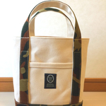 再販‼︎ 8号帆布×カモフラ ミニトートバッグ