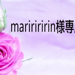 maririririn様専用ページ