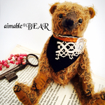 aimable*BEAR☆アンティーク風ブラウンベア☆