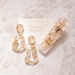 5/31 21:00〜<セット販売>ボタニカルなミニヘアクリップと変形フープピアス/イヤリング