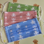 布マスク(女性用)３枚セット くま