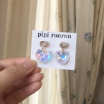 Crystal Heart pierce