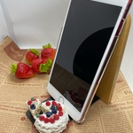 スマホスタンド　スマホ立て　フェイクスイーツ　スイーツデコ　スイーツ　スマホグッズ