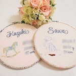 blue_bell75様専用♡リバティ刺繍枠のバースボード