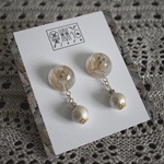 ベージュのお花アクセサリー「natural」