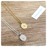 再販3！マットなぼこぼこラウンドトップのネックレス♡刻印もできます！