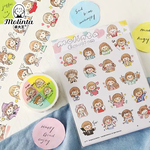 【予約販売】 6/5発売 molintaマスキングテープ  Emotion【阿卓小表情】