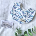 【手刺繍お名前入り】スタイ　ホヌ