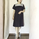 【maronmama08様専用】オーダー品　ロールカラー♣️ネイビーリネンOP