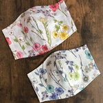 夏用　ボタニカル　2枚セット　大人用　立体マスク　