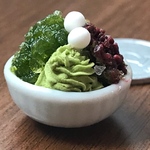 ミニチュアかき氷抹茶　大