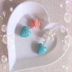 送料無料ゆらゆら夏色ピアス/イヤリング
