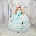 リカちゃん お姫様ドレス 一点物☆ミント