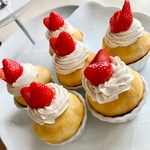 いちご　カップケーキ 小物入れ6個