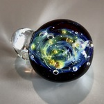 Mini 宇宙ガラスネックレス  A010620