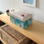 Memory インテリアボックス 〈Lサイズ〉小物入れ・収納（カルトナージュ）[仕切り箱別売り]【受注制作】