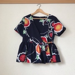 和柄☆浴衣からカシュクールブラウス