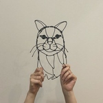 ワイヤークラフト　猫　Ⅲ