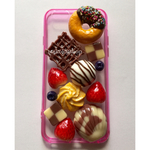 iPhone6ケース・スイーツデコ(チョコ&ドーナツ:C)