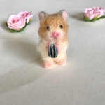 abc6448様オーダー品・キンクマハムスター 羊毛フェルト