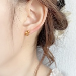 シトリンのスタッドピアス・イヤリング