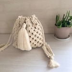 macrame きんちゃくbag