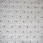 W幅綿レース刺繍生地0.5mサークル模様