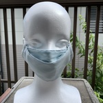 楊柳立体マスク　水色
