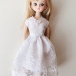 リカちゃん　服　透けるワンピース  