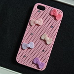 iphone5ケース（パステルリボン祭り（ピンク））