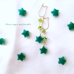 グリーンオニキスとペリドット〜星のピアス〜