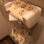 柴犬のトイレットペーパーホルダー