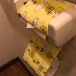 レモンとクマのトイレットペーパーホルダー🍋