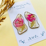 ring flower pink* イヤリング／ピアス