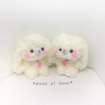 ちびっこ🌱たれ耳白うさぎのあみぐるみ🌱6月3日21時〜