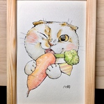 リニューアル『オイチイお顔イラスト』原画