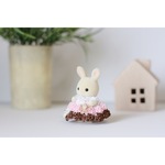 シルバニアファミリー　シルバニア　服　ドレス　♡ピンク　ブラウン♡ アポロカラーのあかちゃんドレス