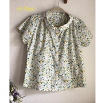 リバティ*Josephines  Garden *の大人可愛いシャツブラウス