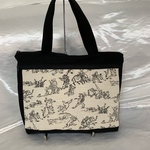 鳥獣戯画トートバック(生成り)