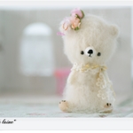 ami bear11号 白レース♪