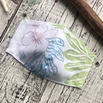 マスク  夏用マスク  シースルーマスク  ハワイアンマスク  立体マスク