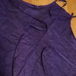 amyandroy様専用 グレープ リネン100% シンプルエプロン  ホルダーネック
