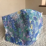 リバティ花柄立体マスク