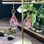 花鉱石ピアス