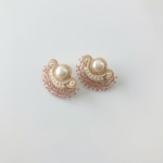 【新作】ｒａｙーＢｅｉｇｅ　Ｇｏｌｄー（ソウタシエ　ピアス・イヤリング）